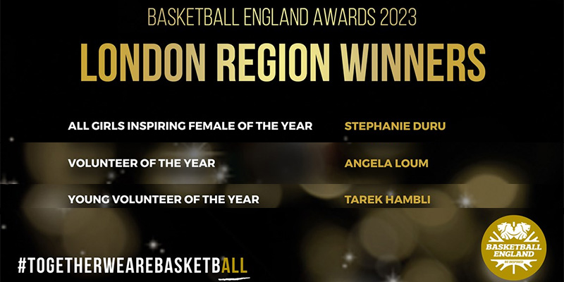 Basketball England Award Winners 2024 Banner