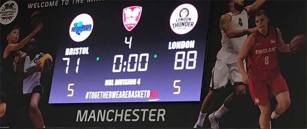 London Thunder Basketball England Fixtures