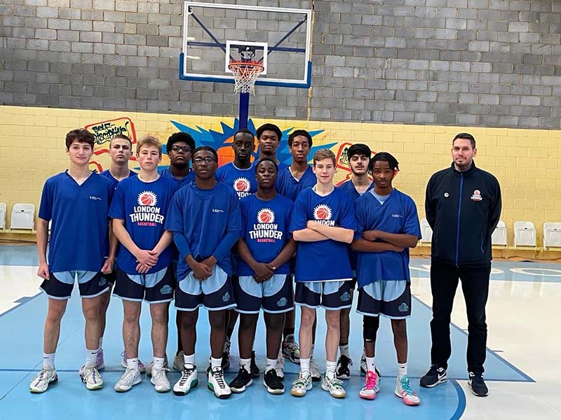 London Thunder Basketball u16s Boys Team 1 Season 2021 22 Basketball England