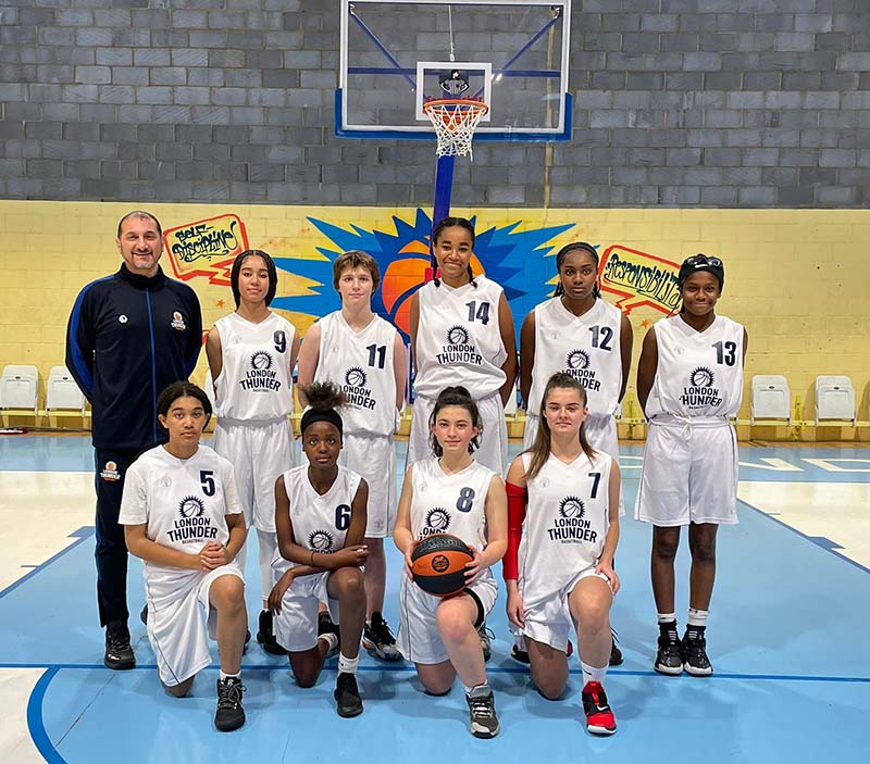 London Thunder Basketball u16s Girls Season 2021 22