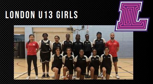 London U13s Girls Aspire 6 selected