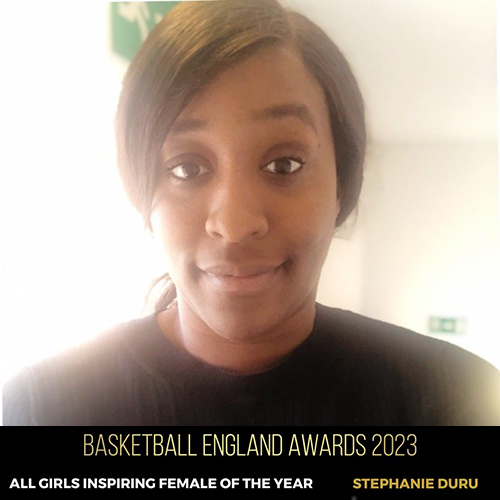 Stephanie Dru Basketball England Award Winner 2023 2024