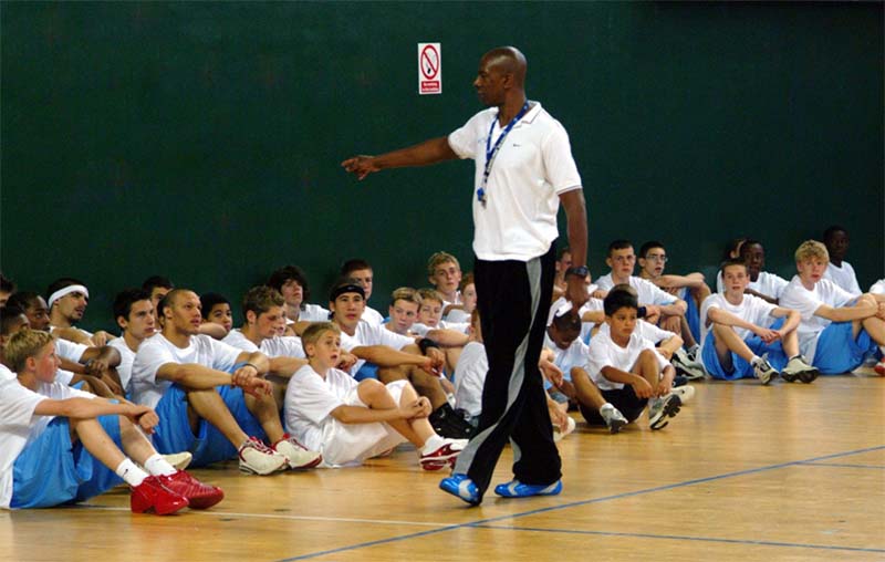 Steve Bucknall Camp Basketball England